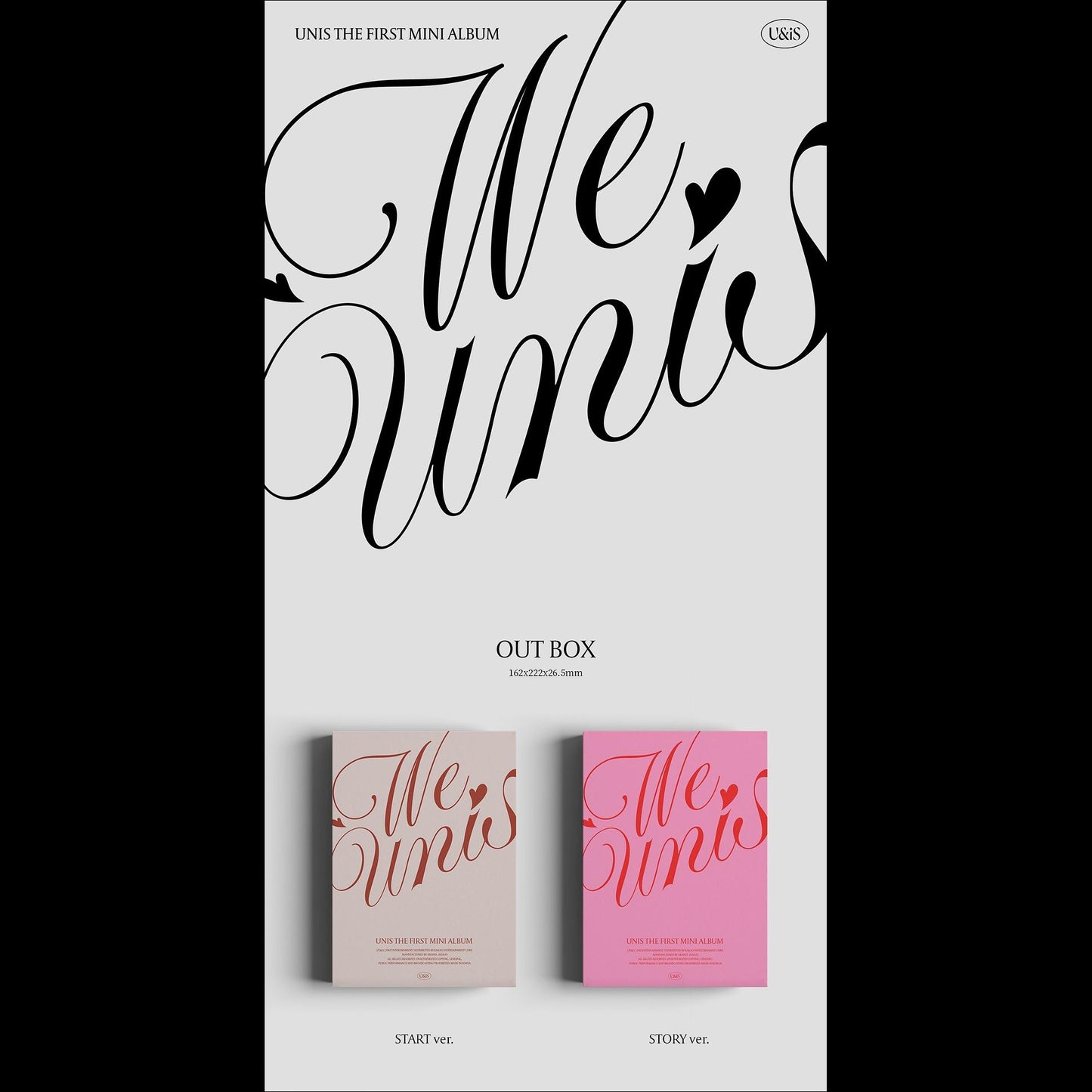 UNIS 'WE UNIS' The 1st Mini Album (START ver./STORY ver.)