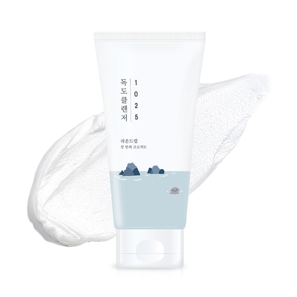 [Round Lab] 1025 Dokdo Cleanser - Low pH Mild Foaming Cleanser for Sensitive Skin & Ultra-fine Dust Cleansing, 150ml | Olive's K-beauty