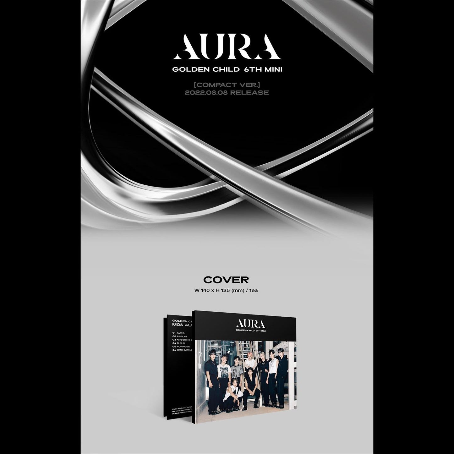 GOLDEN CHILD [AURA] Compact Ver. Album