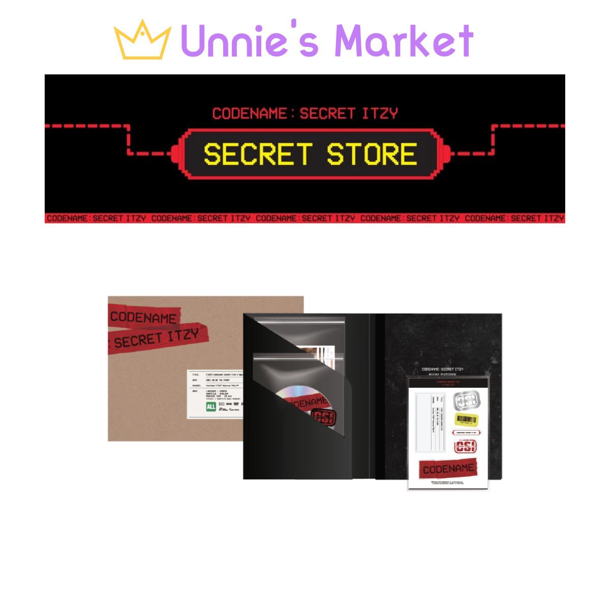 ITZY Code Name Secret ITZY Behind [DVD + Photobook] Package
