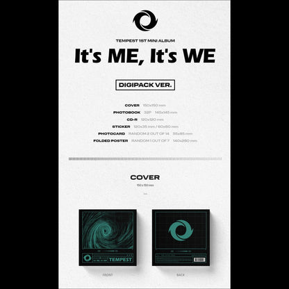 TEMPEST [It's ME, It's WE] 1st Mini Album Digipack ver.