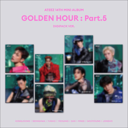 ATEEZ [GOLDEN HOUR : Part.5] Digipack ver. 14th Mini Album + Free Gift