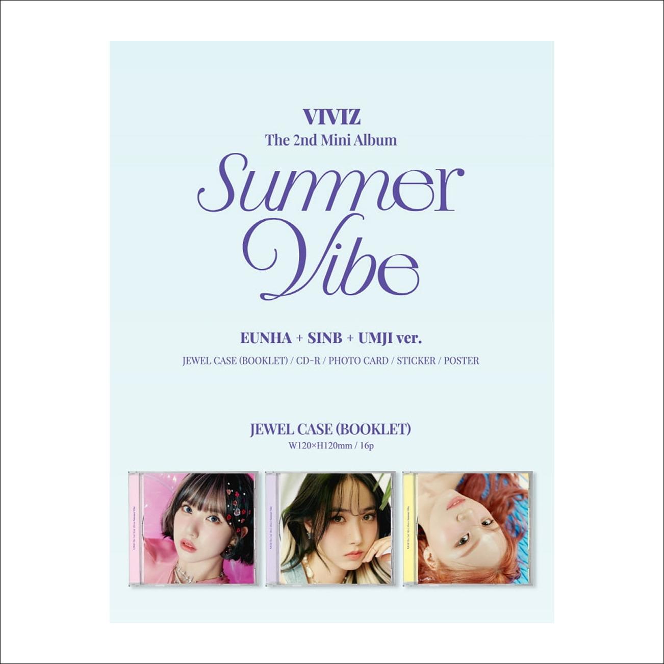 VIVIZ [Summer Vibe] 2nd Mini Album Jewel Case ver.