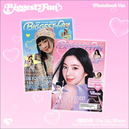 (Photobook Ver.) IRENE (Red Velvet) [Biggest Fan] 1st Album + Free Gift