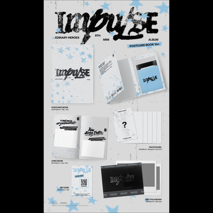 [Pre-order] Xdinary Heroes 9th Mini Album IMPULSE POSTCARD BOOK Ver KPOP Sealed + Free Gift