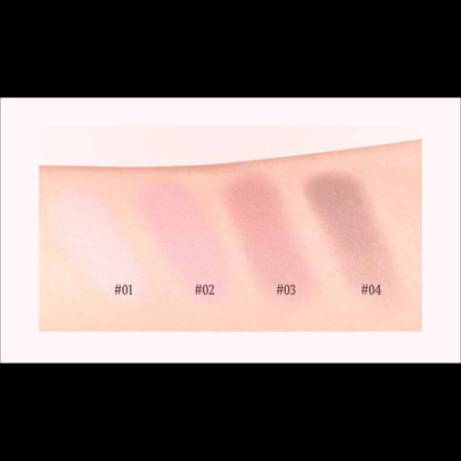 [Dinto] Nostalgic Eye Palette A75 Baby Orwell - Prelude Limited Edition Pink Mauve Under-Eye Highlight & Shading Palette, K-Beauty