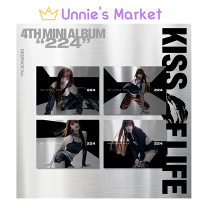 KISS OF LIFE [224] Digipack Ver. 4th Mini Album (JULIE Ver., NATTY Ver., BELLE Ver., HANEUL Ver.)