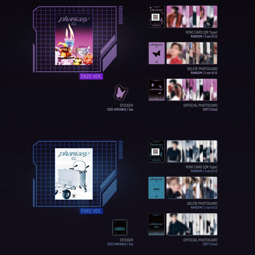 THE BOYZ [Phantasy_ Pt.2 Sixth Sense] Platform ver. (WARN Ver. / DAZE VER. / FAKE VER.)