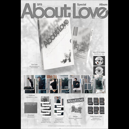 SF9 Special Album [About Love] (LOVE AS IS Ver.) + Free Gift