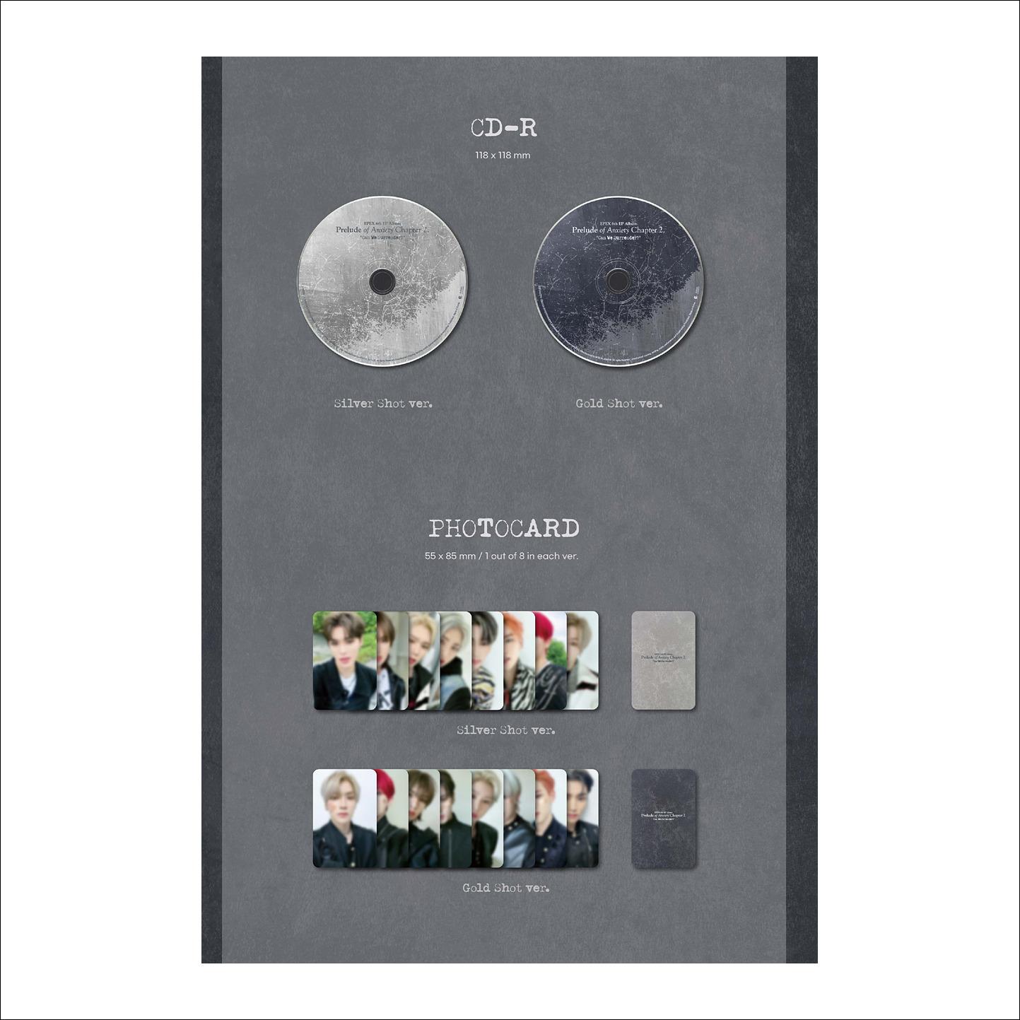 EPEX - Prelude of Anxiety 'Can We Surrender?' (Silver Shot ver. / Gold Shot ver.)