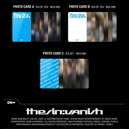 ENHYPEN - THE SIN : VANISH (Weverse Albums ver.) + Free Gift