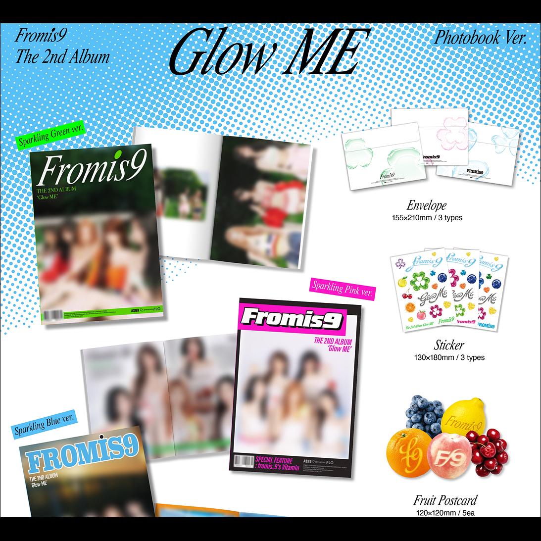 [Pre-order] fromis_9 [Glow ME] Photobook Ver. 2nd Album + Free Gift