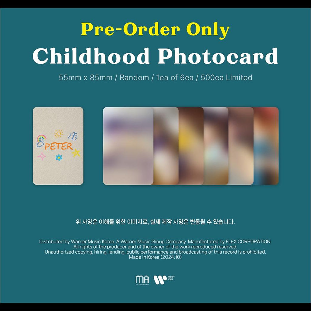 Moon Jong Up - PETER The 3rd Mini Album