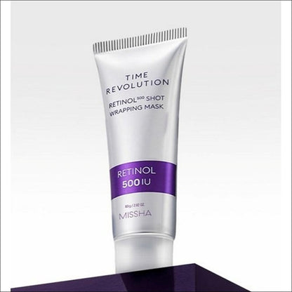 MISSHA Time Revolution Retinol 500 Shot Wrapping Mask