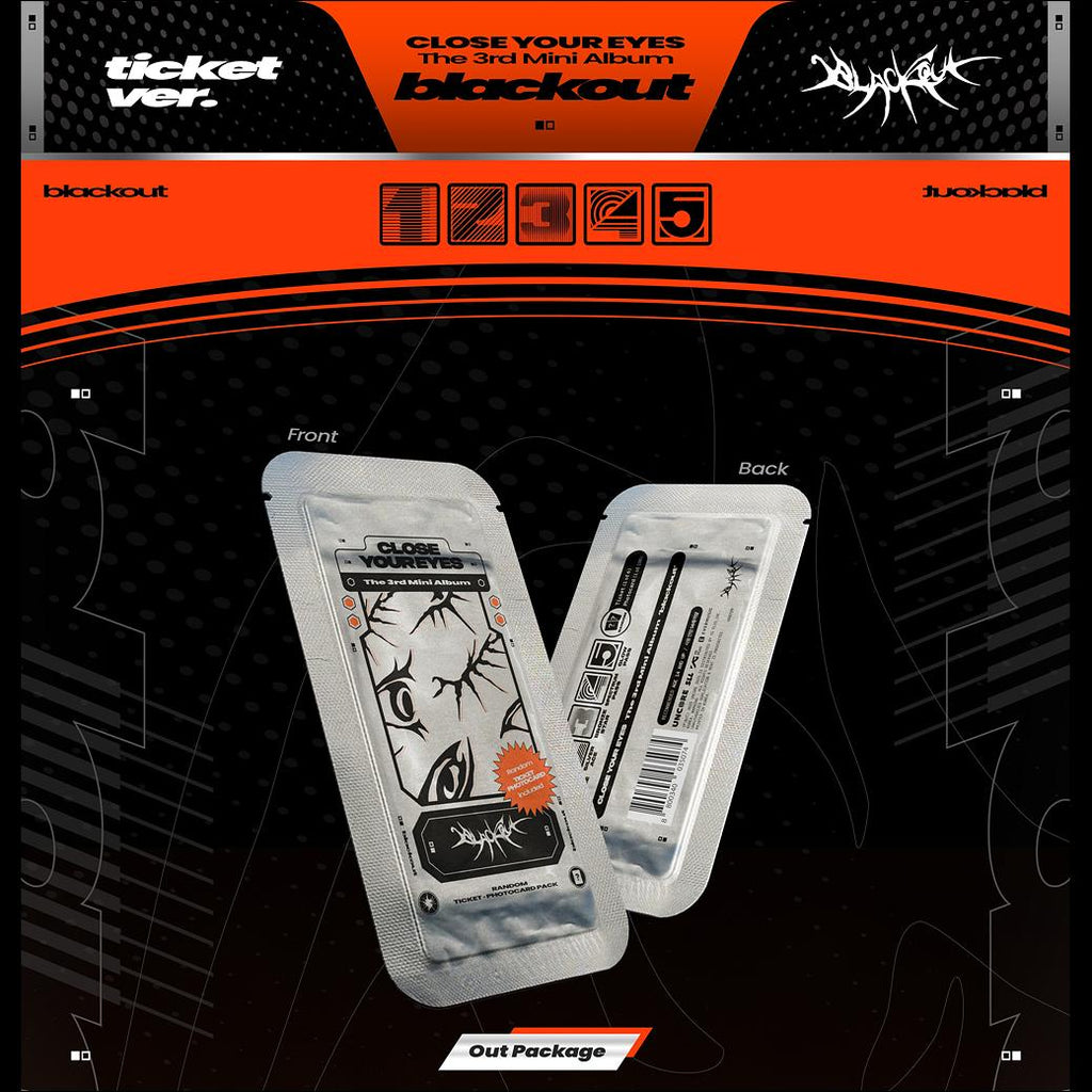CLOSE YOUR EYES [blackout] (ticket ver.) / The 3rd Mini Album + Free Gift