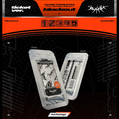 CLOSE YOUR EYES [blackout] (ticket ver.) / The 3rd Mini Album + Free Gift