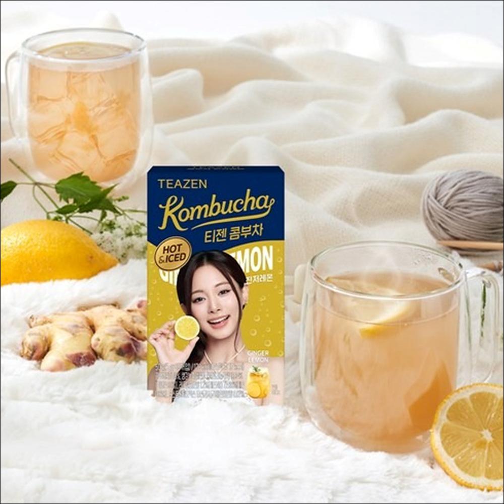 TEAZEN Hot Kombu Ginger Lemon Tea, 10ea, 5g
