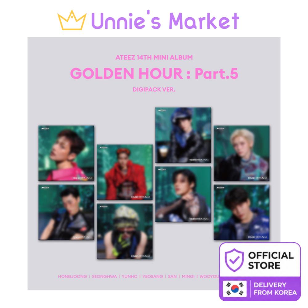 ATEEZ [GOLDEN HOUR : Part.5] Digipack ver. 14th Mini Album + Free Gift