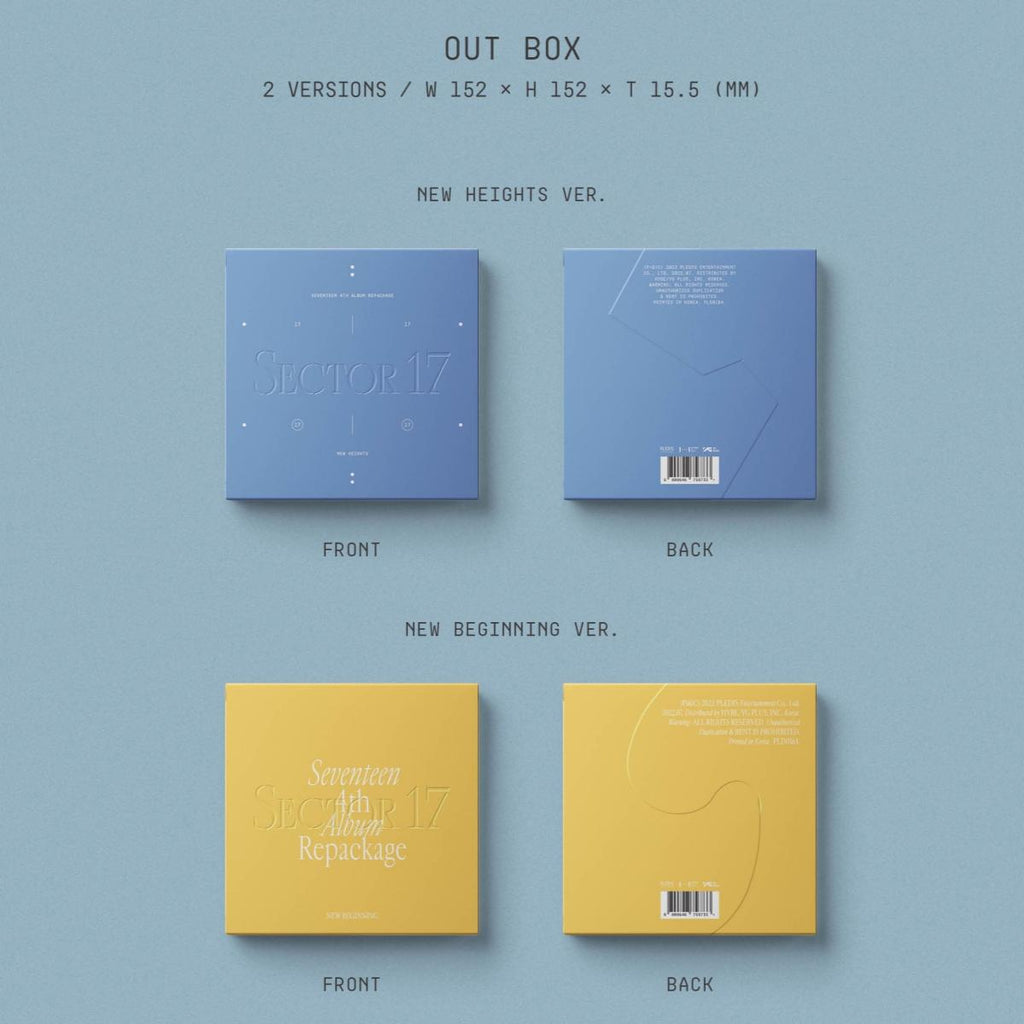 SEVENTEEN - SECTOR 17 4th Repackage Album