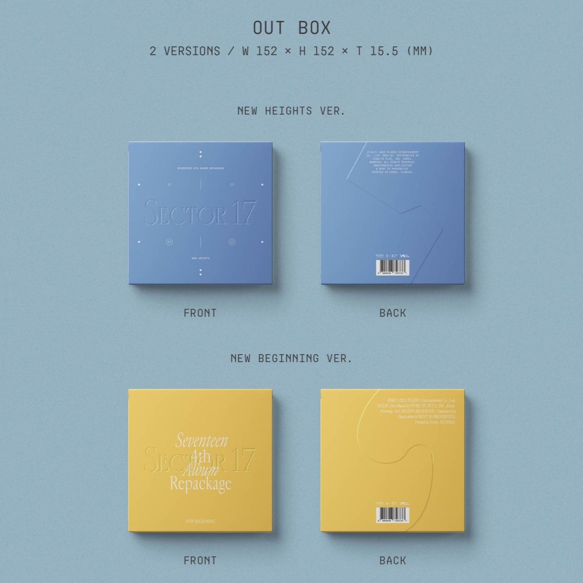 SEVENTEEN - SECTOR 17 4th Repackage Album