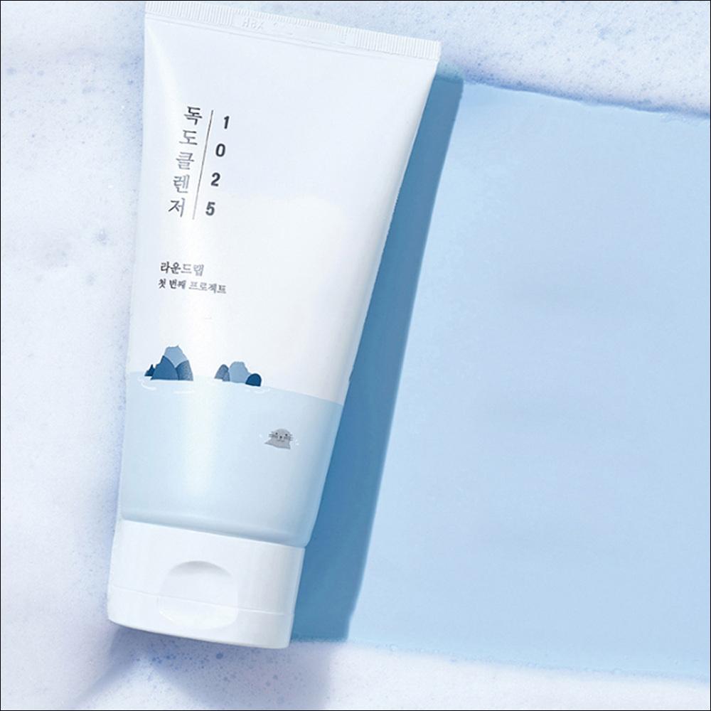 [Round Lab] 1025 Dokdo Cleanser - Low pH Mild Foaming Cleanser for Sensitive Skin & Ultra-fine Dust Cleansing, 150ml | Olive's K-beauty