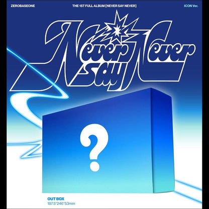 ZEROBASEONE [NEVER SAY NEVER] PHOTOBOOK Ver. (ICON & ORDINARY) The 1st Full Album
