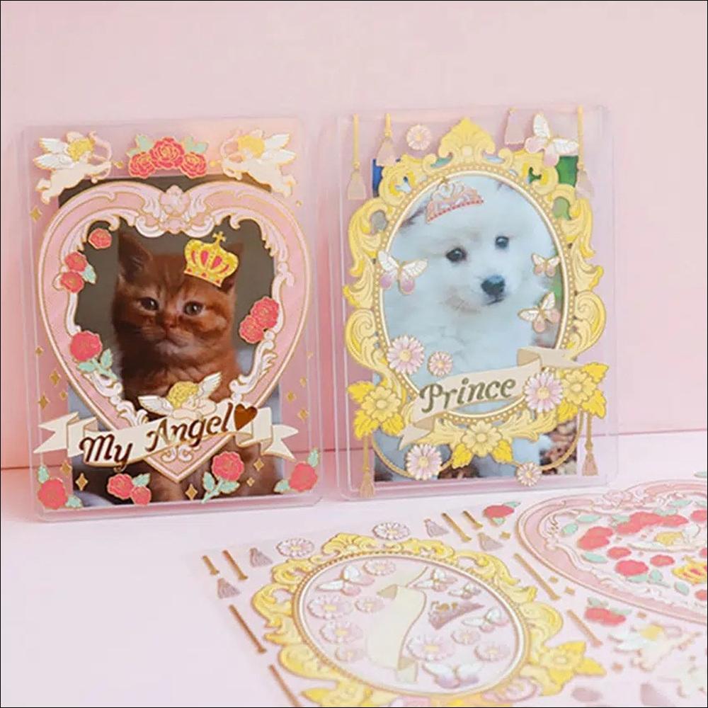 [K-Stationery] Daiso Korea High-teen Antique Gold Foil Stickers - Vintage Aesthetic Deco for Polco & Journal (Authentic)
