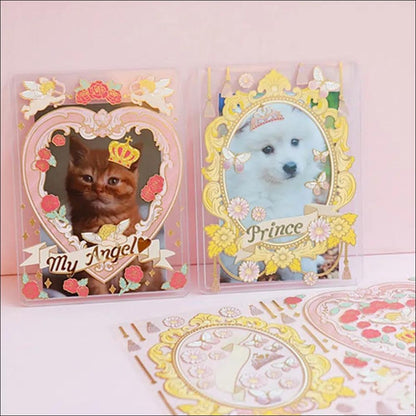 [K-Stationery] Daiso Korea High-teen Antique Gold Foil Stickers - Vintage Aesthetic Deco for Polco & Journal (Authentic)