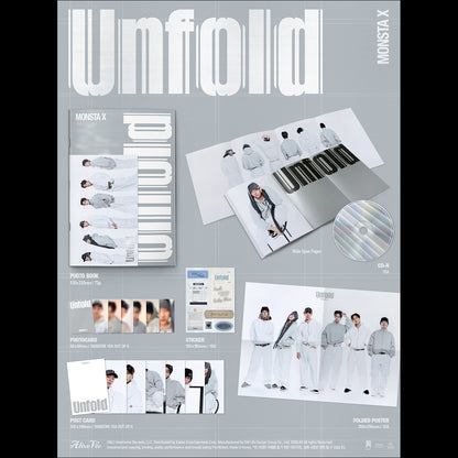 MONSTA X [Unfold] (Heartbreak Ver. / Thirst Ver. / Heal Ver. / Alive Ver.) + Free Gift