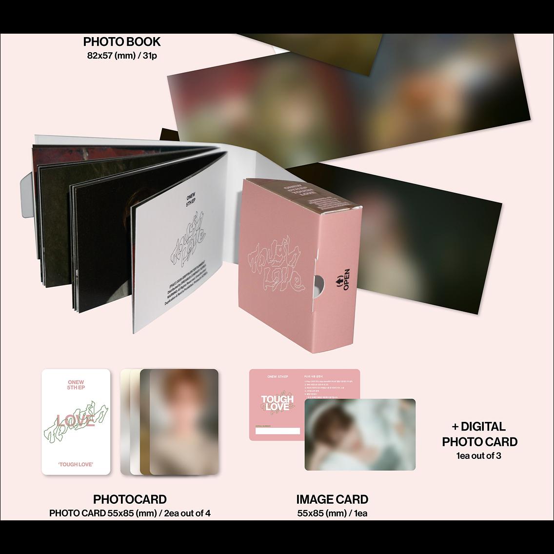 ONEW (SHINee) TOUGH LOVE (POCKET BOOK Ver.) + Free Gift