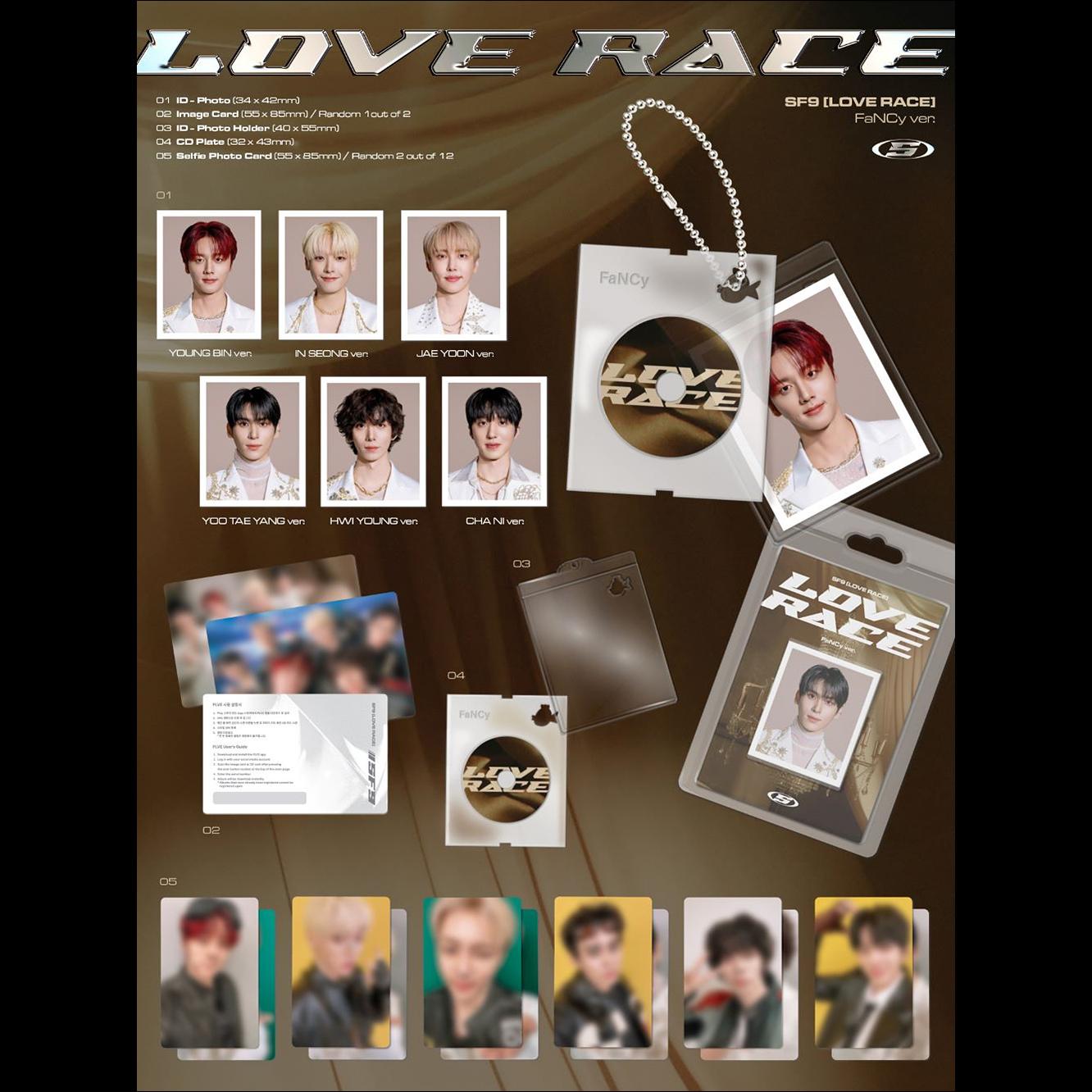 SF9 - LOVE RACE FaNCy Ver. The 15th Mini Album