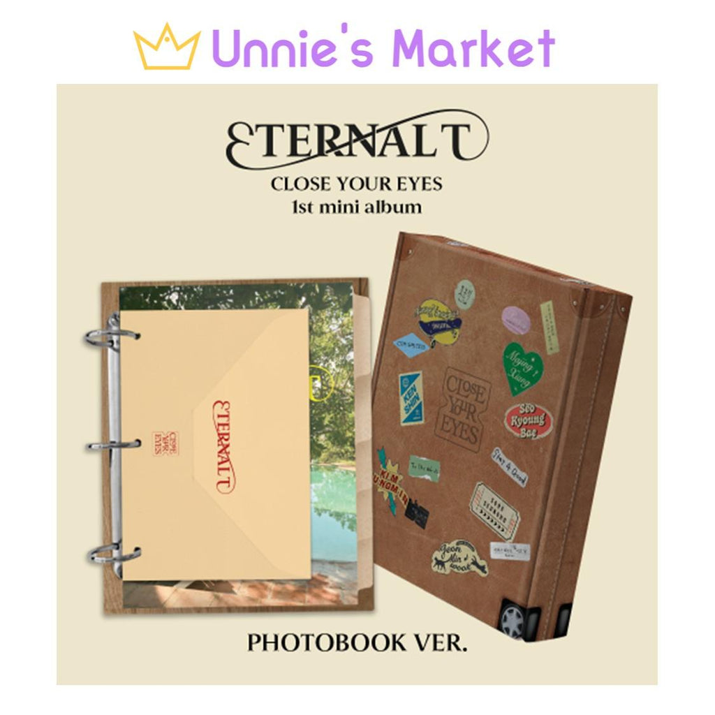 CLOSE YOUR EYES [ETERNALT] PHOTOBOOK Ver. The 1st Mini Album