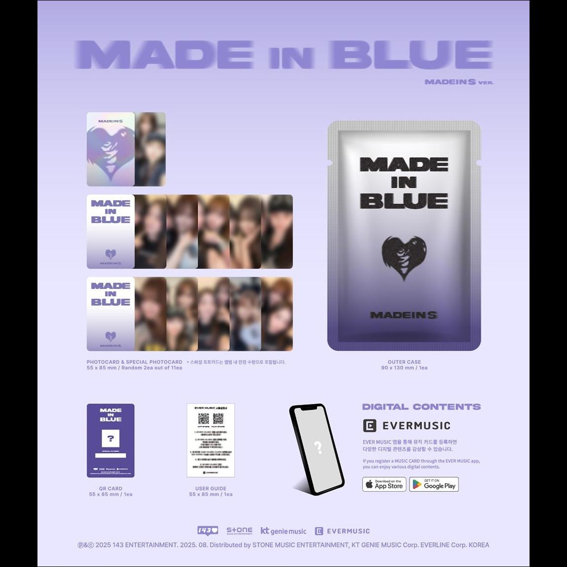 MADEIN S - MADE in BLUE QR Album