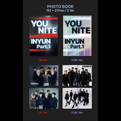 YOUNITE 8TH EP [INYUN Part.1] (IN Ver. / YUN Ver.) + Free Gift