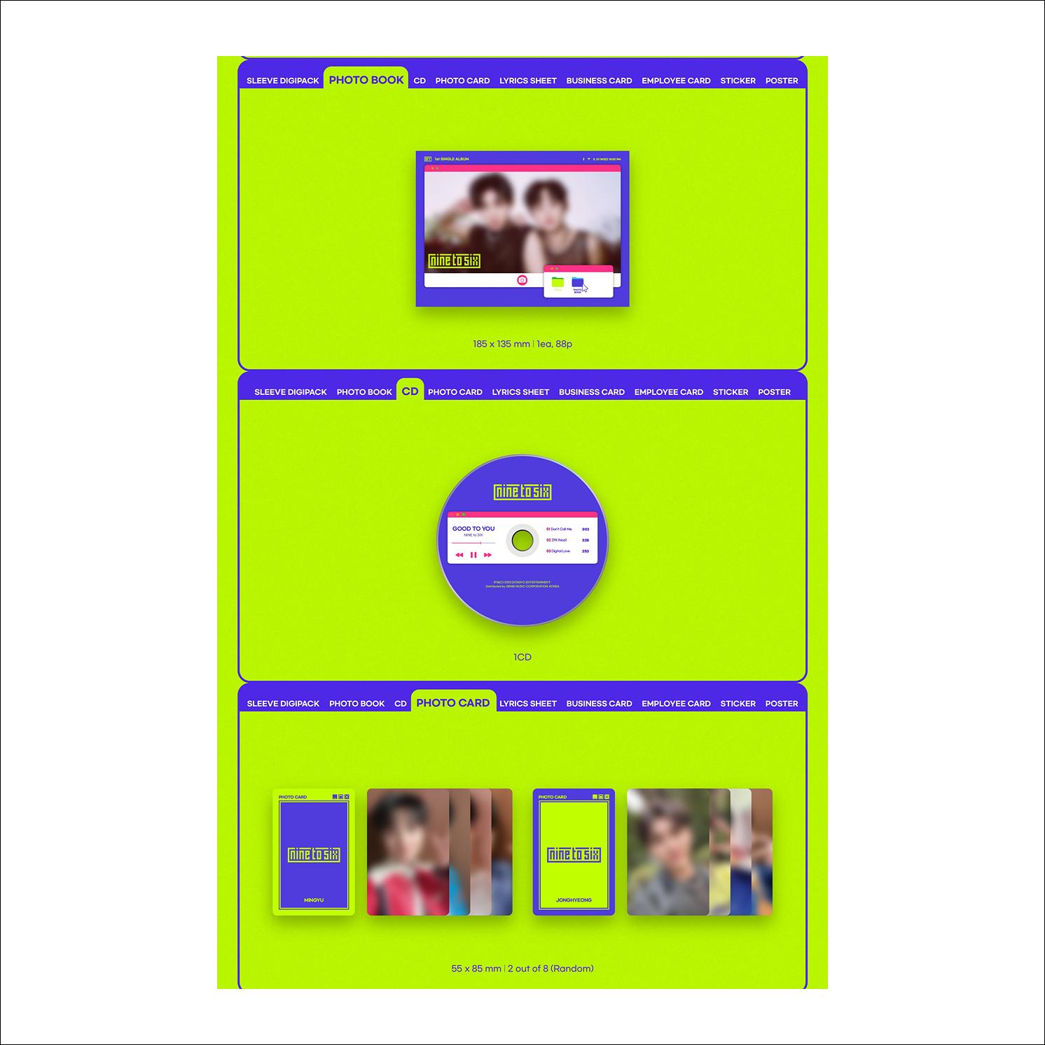 NINE to SIX [GOOD TO YOU] 1st Single Album