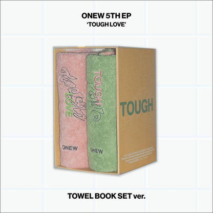 [SET] ONEW (SHINee) TOUGH LOVE (TOWEL BOOK Ver.) + Free Gift