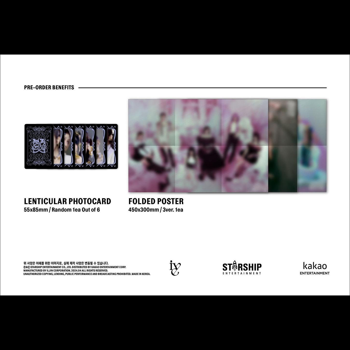 IVE [IVE SWITCH] 2nd Mini Album(ON ver. / OFF ver. / SPIN-OFF ver. / LOVED IVE ver.)