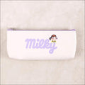 [K-Stationery] Daiso Korea Peko-chan Triangular Pencil Case - Cute Milky Girl School Supplies Organizer