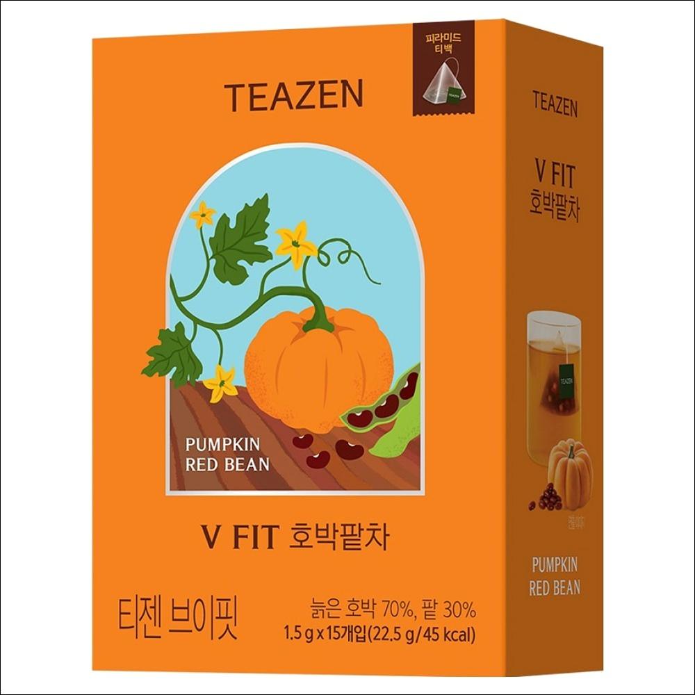 TEAZEN V FIT PUMKIN RED BEAN TEA (1.5g x 15 pcs)