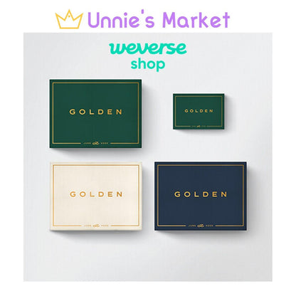 JUNGKOOK(BTS) GOLDEN SET + Weverse Albums Ver.