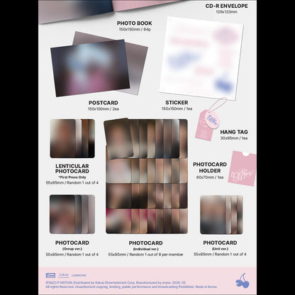 Baby DONT Cry [AFTER CRY] The 1st Mini Album (Pink ver. / Red ver.) + Free Gift