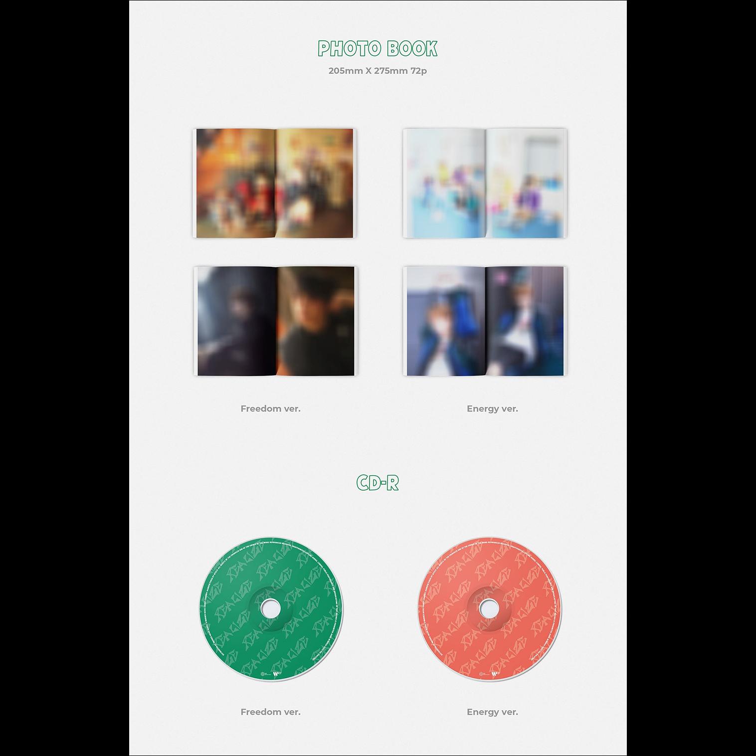 THE KINGDOM - REALIZE 8th Mini Album (Freedom ver., Energy ver.)