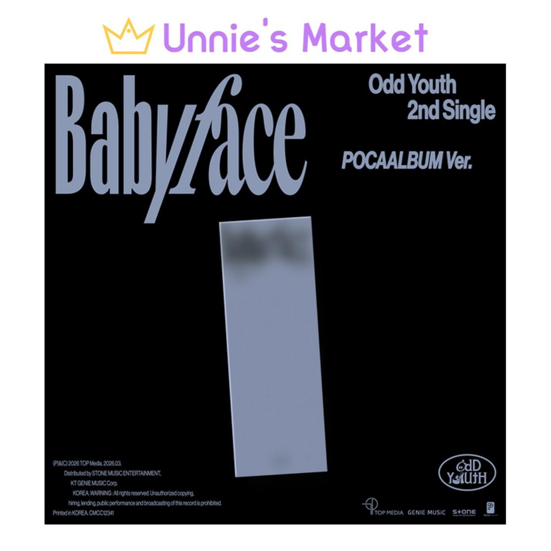 ODD YOUTH 2nd Single Babyface POCA ALBUM Ver. + Free Gift