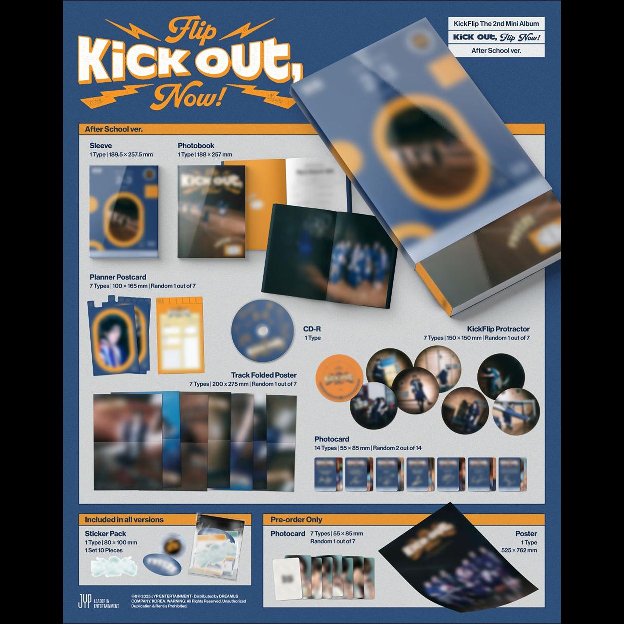 KickFlip - Kick Out, Flip Now! (Class time ver. / Break time ver. / After School ver.)