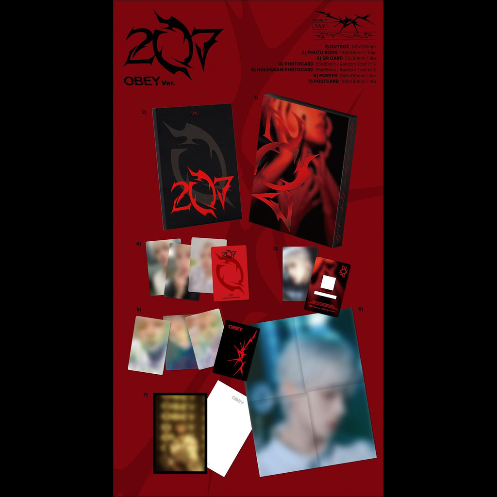 JAY (Kim Jin-hwan of iKON) - 207 1st Solo Album