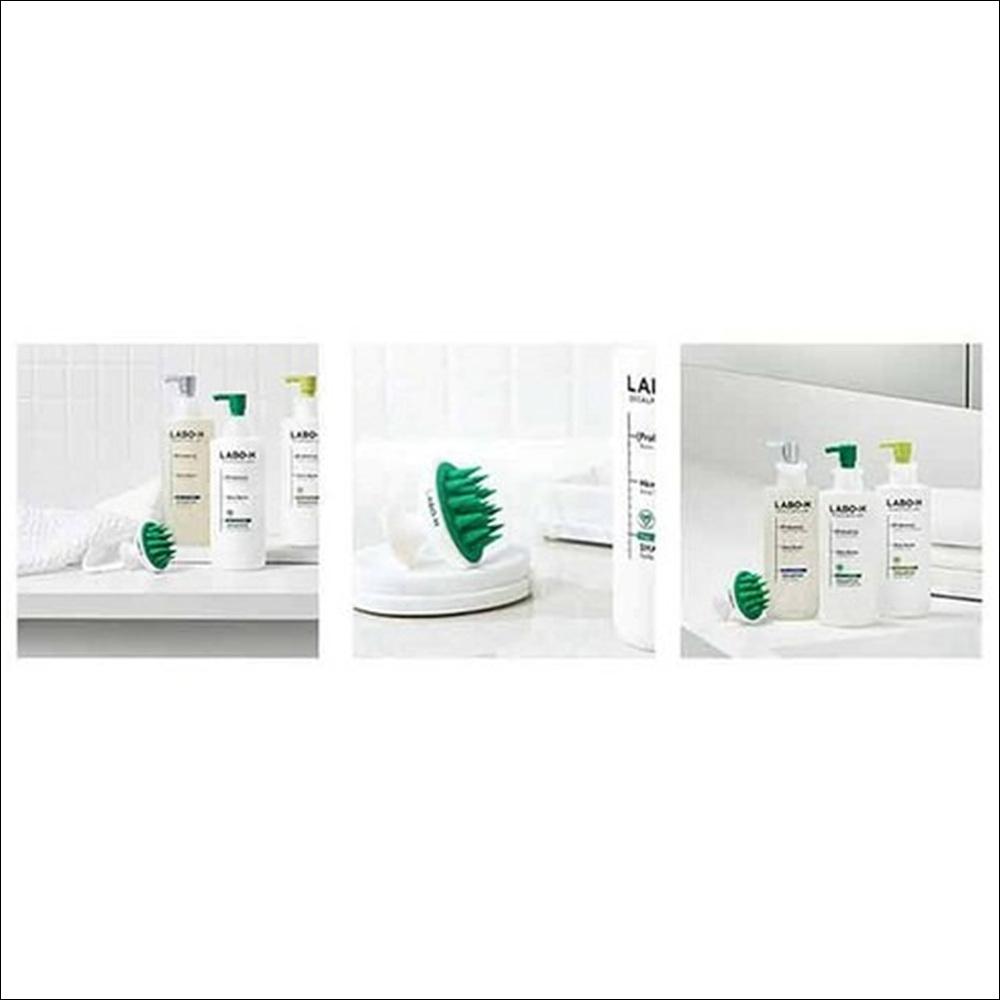 [LABO-H] Premium Scalp Massager Shampoo Brush - Soft Silicone Deep Cleansing & Hair Loss Care Accessory (Authentic)