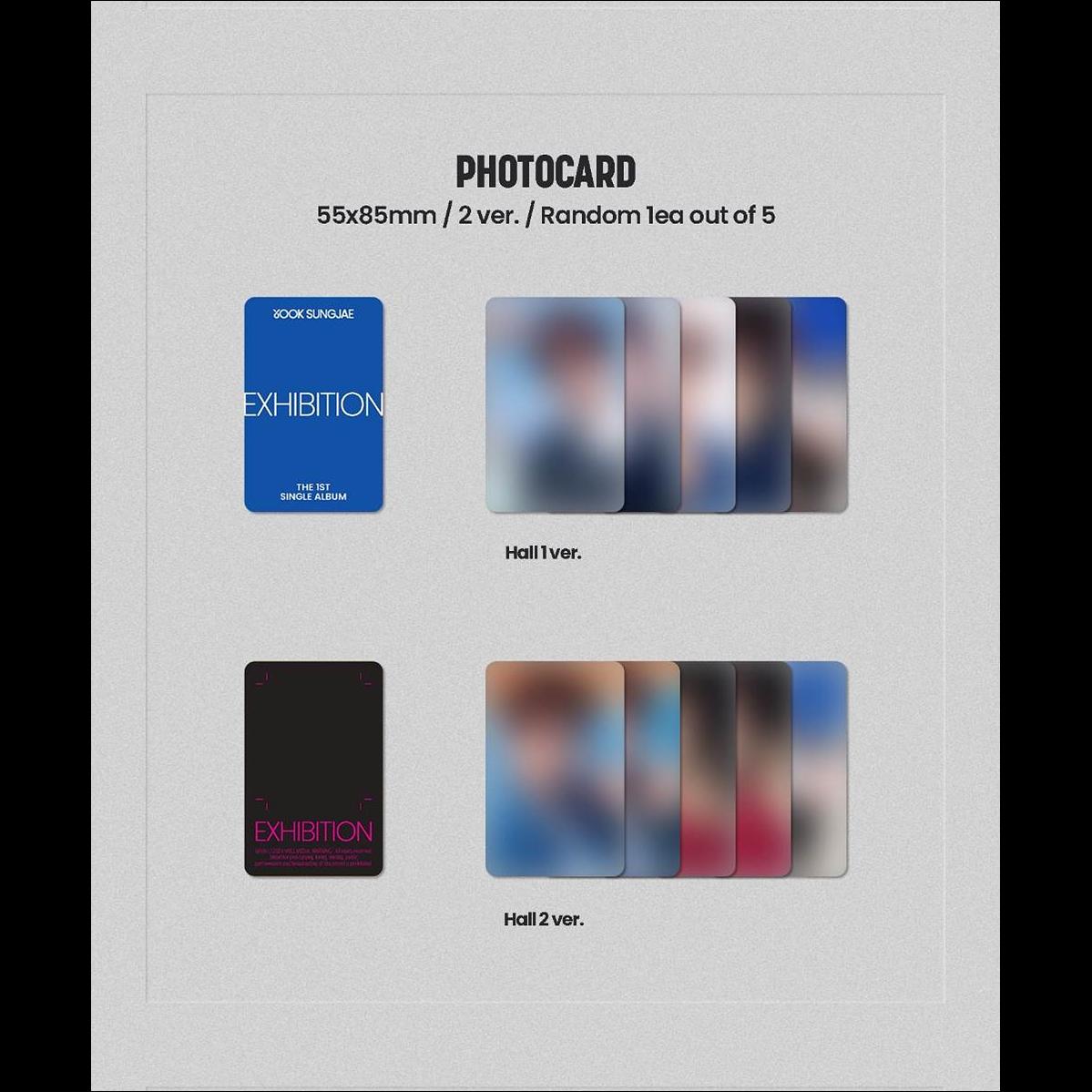 YOOK SUNGJAE (BTOB) - EXHIBITION: Look Closely (Hall1 ver. / Hall2 ver.)