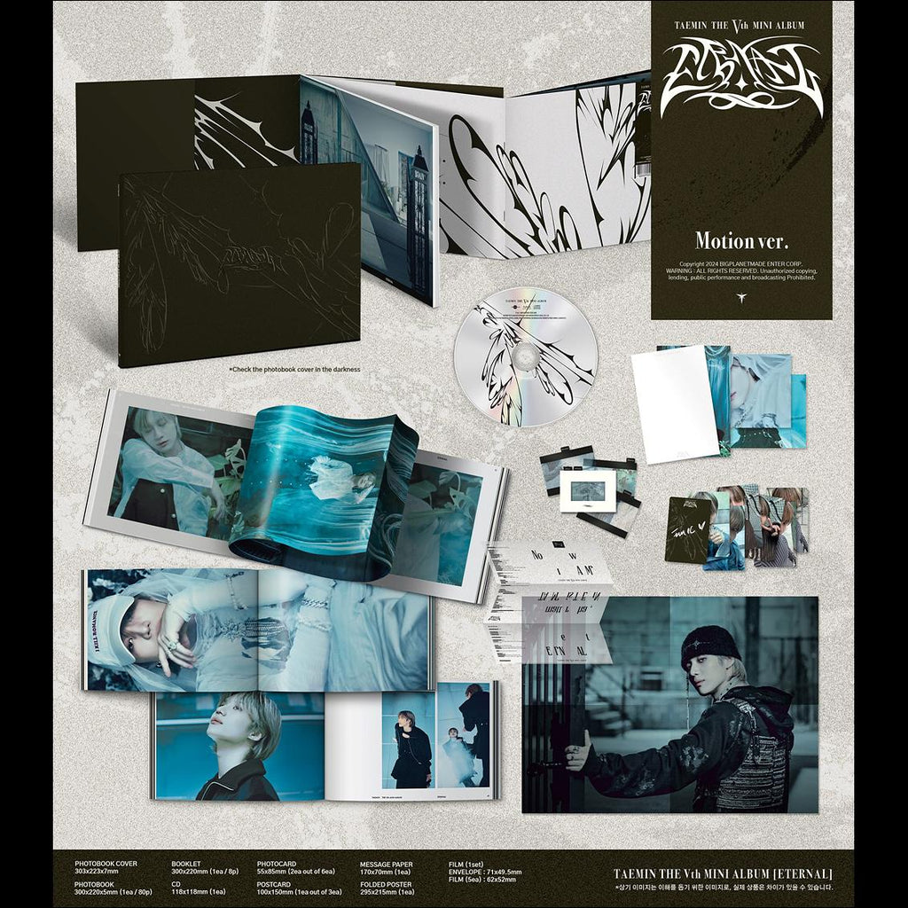TAEMIN(SHINEE) - ETERNAL 5th Mini Album (Emotion ver. / Motion ver.)