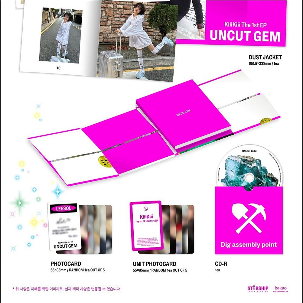 KiiiKiii [UNCUT GEM] DIGGING ver. / The 1st EP Album
