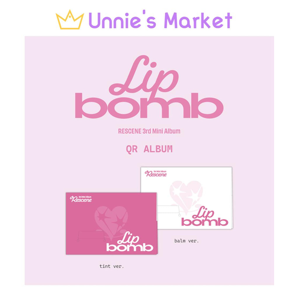 RESCENE [lip bomb] QR Album (photocard ver.) + Free Gift